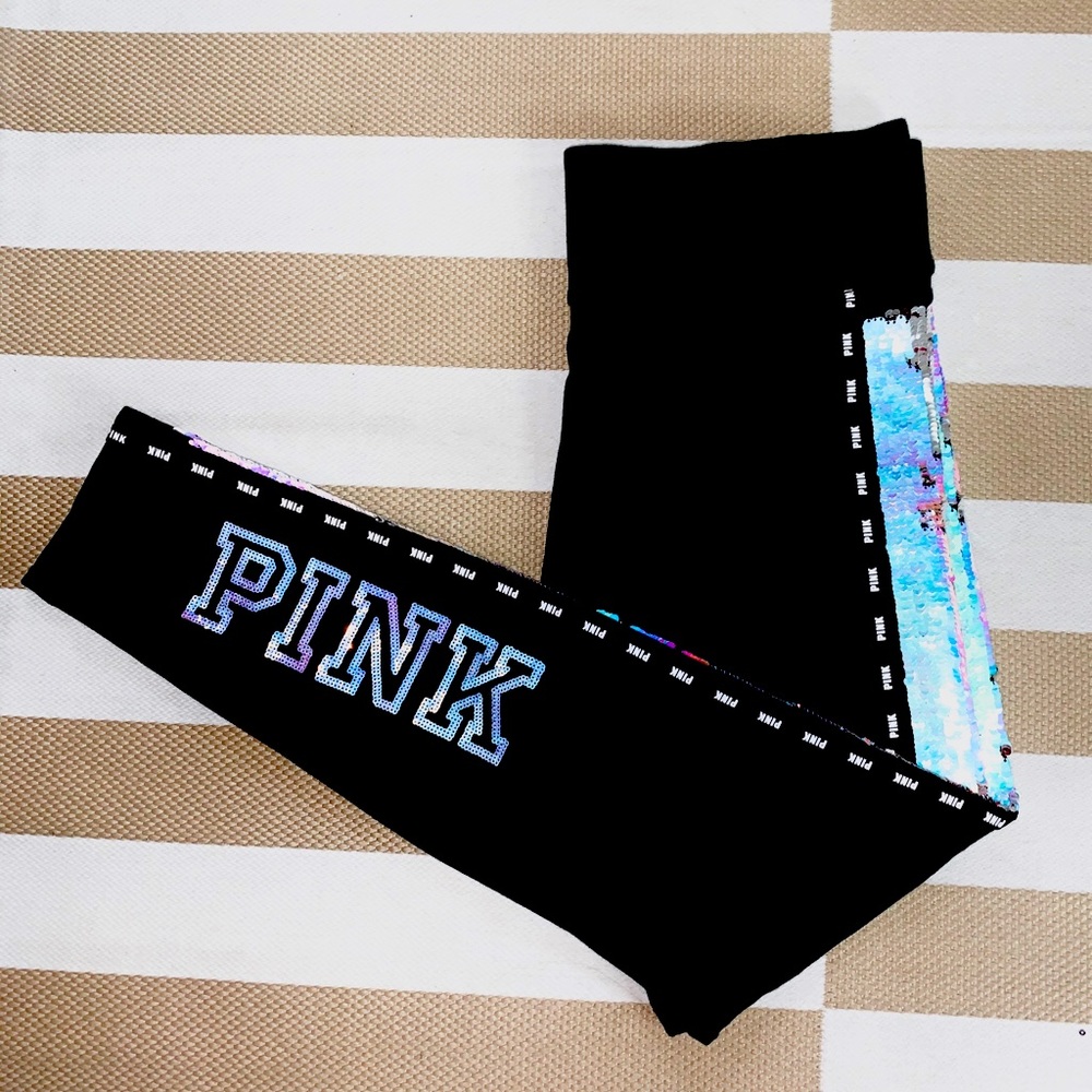 LIMITED ADDITION VICTORIA SECRET SEQUINCE LEGGINGS